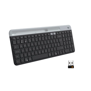 Клавіатура Logitech K580 Slim Multi-Device Wireless Graphite (920-009275) зображення 1