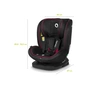 Автокрісло Lionelo Bastiaan i-Size Black Red, чорне з червоним (LO-BASTIAAN I-SIZE BLACK RED) - зменшене зображення 10