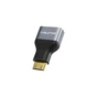 Перехідник Cabletime mini HDMI - HDMI (F/M), 0.1 м (CP45G) - зменшене зображення 1