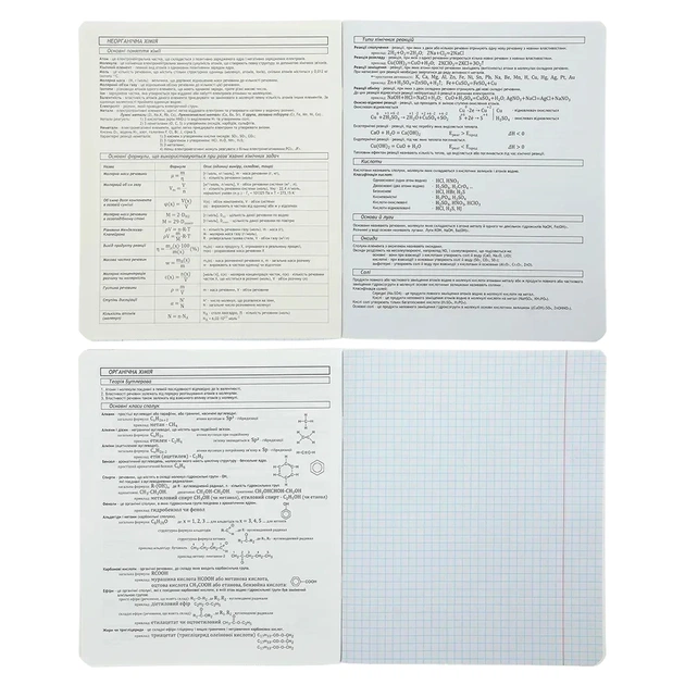 Зошит ZiBi набір учнівських BLACK 10 штук, 8 предметів (ZB.1700-99) - picture 2