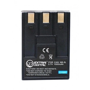 Акумулятор до фото/відео Extradigital Canon NB-3L (BDC2440) зображення 1