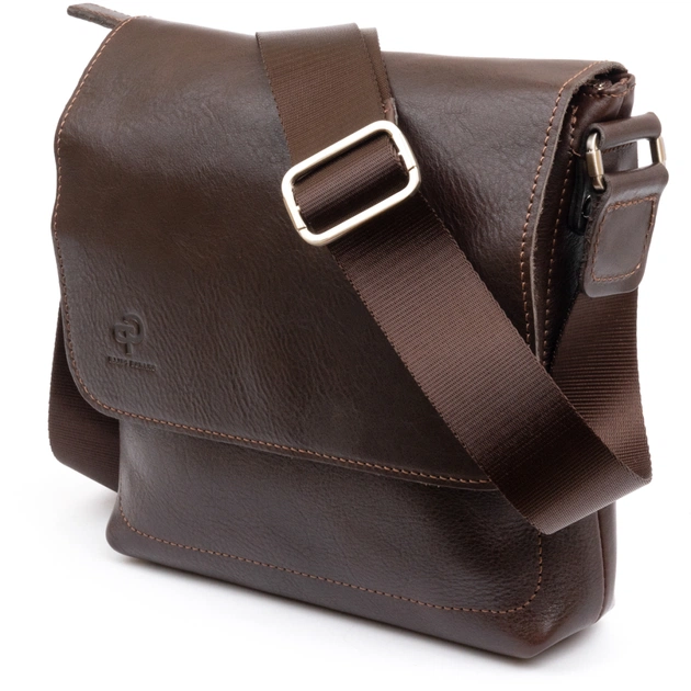 Сумка Grande Pelle У гладкій шкірі Шоколадна (11334) - зображення 1