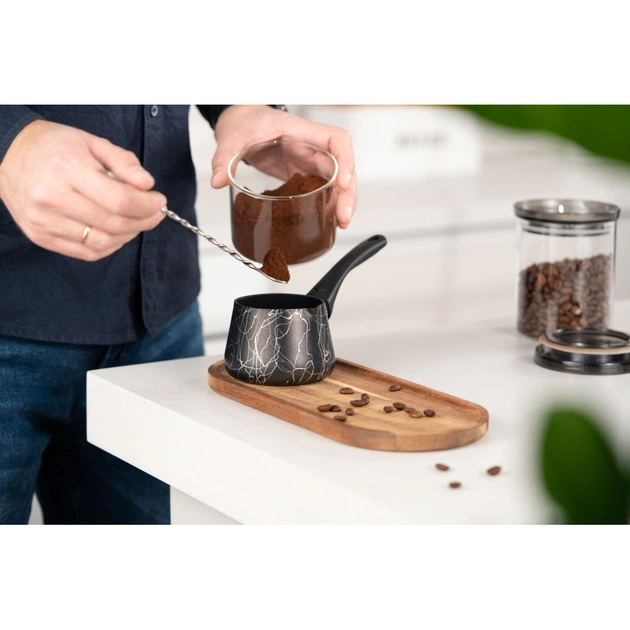 Турка Ardesto BLACK MARS граніт бакелітова ручка 0.5 (AR0850SG) - picture 5