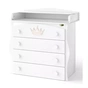 Комод-пеленатор Angelo Корона (білий) 90х51х90 (19006) - уменьшенное изображение 3