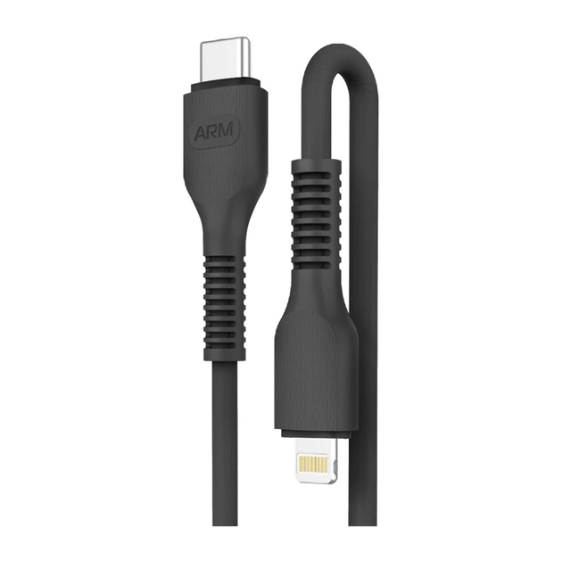 Дата кабель USB-C to Lightning 1.0m AR88 3A Black Armorstandart (ARM65287) - зображення 1