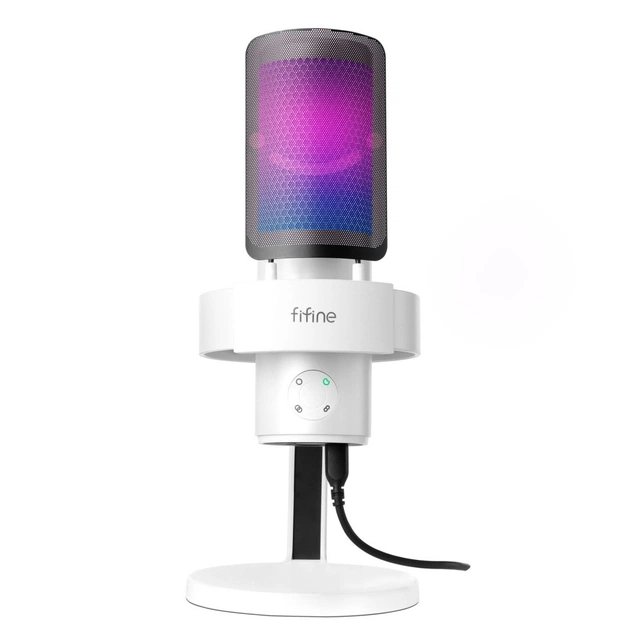 Мікрофон Fifine A9W USB White (A9W) - зображення 1