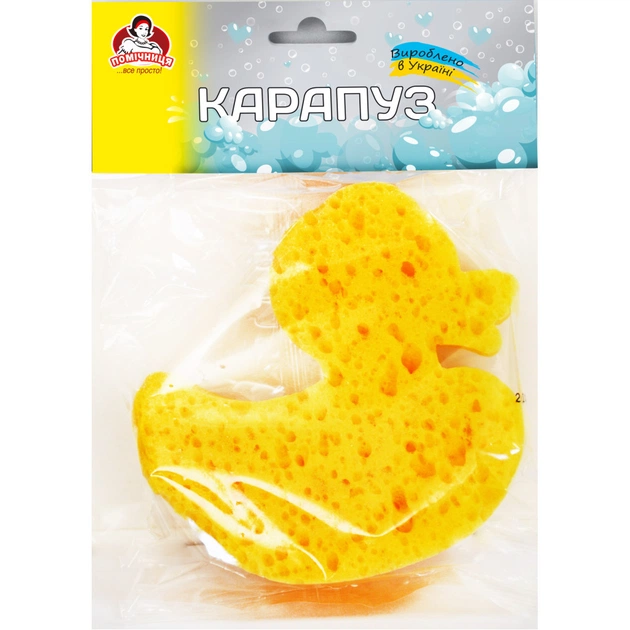 Губка для купання Помічниця Карапуз В асортименті (4820164965221) - picture 1
