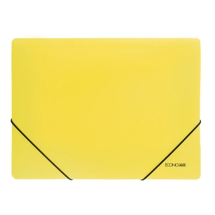 Папка на резинках Economix А4 фактура "помаранч", жовта (E31633-05) зображення 1