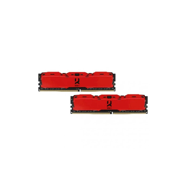 Модуль пам'яті для комп'ютера DDR4 16GB (2x8GB) 3200 MHz IRDM Red Goodram (IR-XR3200D464L16SA/16GDC) - зображення 1