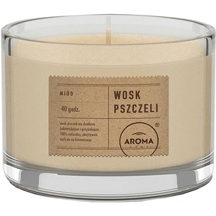 Ароматична свічка Aroma Home Home Natural BeesWax з бджолиного воску 115 г (835745) зображення 1