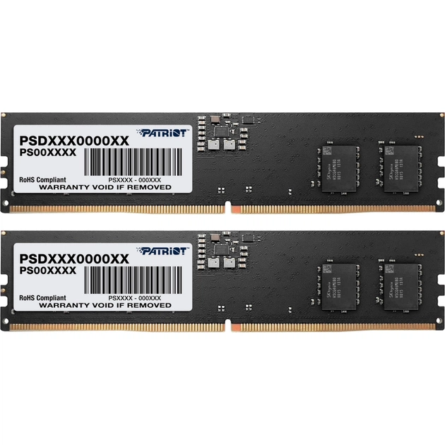 Модуль памяти для компьютера DDR5 16GB (2x8GB) 5600 MHz Signature Line Patriot (PSD516G5600K) - изображение 1