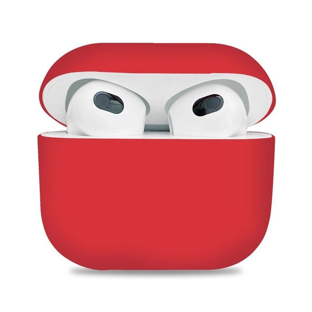 Чохол для навушників Armorstandart Ultrathin Silicone Case для Apple AirPods 3 Red (ARM60293) - зображення 1