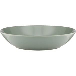 Тарілка Ardesto Capri, 630мл, 20см, порцеляна, зелений (AR0520CG) зображення 1