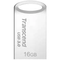 USB флеш накопичувач Transcend 16GB JetFlash 710 Metal Silver USB 3.0 (TS16GJF710S) - зменшене зображення 1