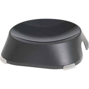 Посуд для котів Fiboo Flat Bowl миска без антиковзких накладок темно-сіра (FIB0134) зображення 1