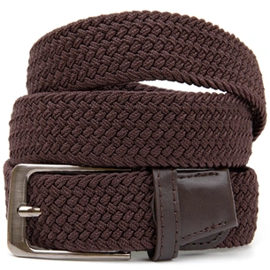 Ремінь Vintage Текстильний чоловічий Коричневий (20523) зображення 1
