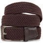 Ремінь Vintage Текстильний чоловічий Коричневий (20523) - зменшене зображення 1
