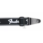 Ремень для гитары Fender Strap 2" Weighless Running Logo Black/White (229406) - уменьшенное изображение 3