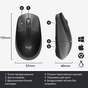 Мишка Logitech M190 Charcoal (910-005905) - зменшене зображення 6