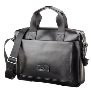 Сумка Shvigel Шкіряна Чорна (11107) зображення 1