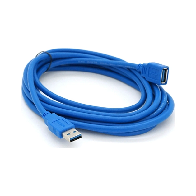 Дата кабель USB 3.0 AM/AF 3.0m blue Voltronic (YT-3.0AM\AF-3.0BL) - изображение 1