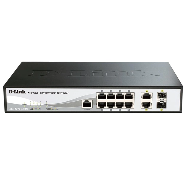 Комутатор мережевий D-Link DES-1210-10/ME/B1 - изображение 1