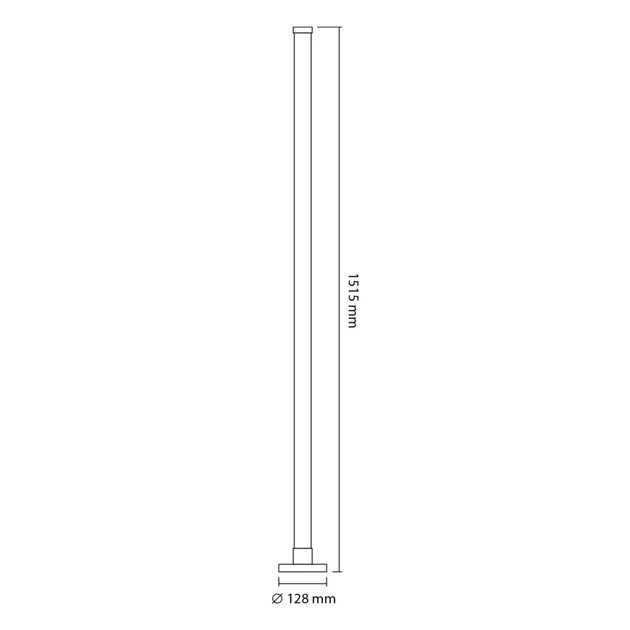 Торшер Videx LED підлогова TF20 RGB 10W Black (VL-TF20B-RGB) - picture 9