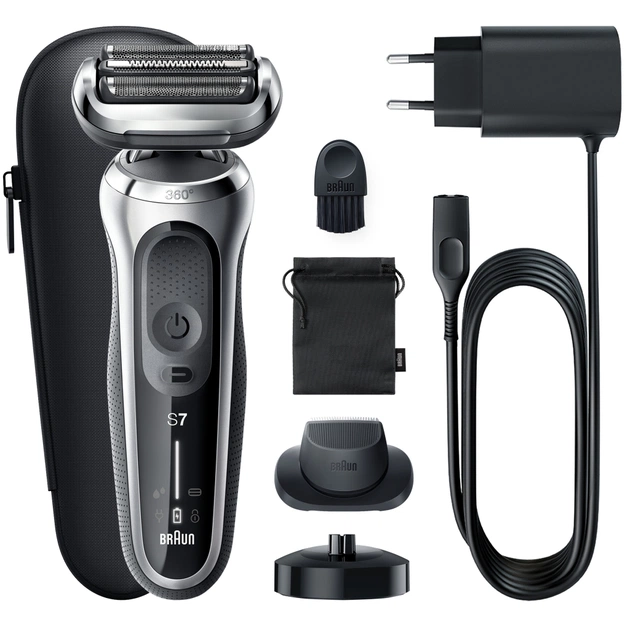 Електробритва Braun Series 7 71-S4200cs SILVER / BLACK - зображення 1