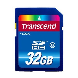 Карта пам'яті Transcend 32Gb SDHC class 6 (TS32GSDHC6) зображення 1