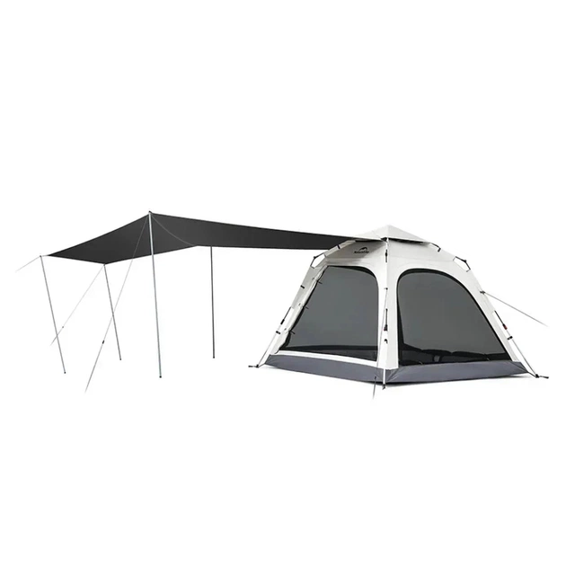 Палатка Naturehike чотиримісний із тентом автоматичний Ango CNK2550WS010, сірий (6975641888123) - изображение 1