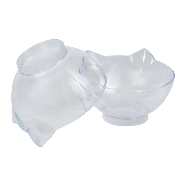 Посуд для котів Me&Pet Миски з підставкою прозорі (NMP060) - picture 5