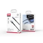 Дата кабель USB 2.0 AM to Lightning 1.0m 2.4A black XO (NB215-L-1-BK) - зменшене зображення 3