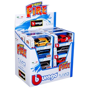 Машина Bburago в голубом диспенсере (ассорти) (18-30010B) зображення 1