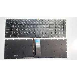 Клавіатура ноутбука MSI GE62/GE72/GS60/GS70/GT72/WS60 чорна з підсвіткою UA (A46185) зображення 1