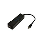 Перехідник Dynamode USB 3.1 Type-C - RJ45 Gigabit Lan, 3*USB 3.0 (USB3.1-TypeC-RJ45-HUB3) - зменшене зображення 1