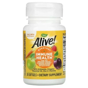 Вітамінно-мінеральний комплекс Nature's Way Здоровый иммунитет, Alive Immune Health, 30 гелевых капсул (NWY-13294) зображення 1