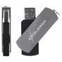 USB флеш накопичувач eXceleram 8GB P2 Series Gray/Black USB 2.0 (EXP2U2GB08) - зменшене зображення 4