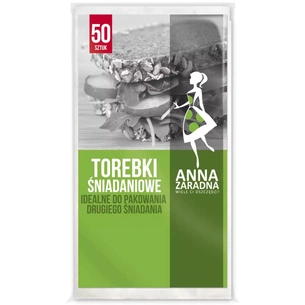 Пакети для продуктів Anna Zaradna для сніданків паперові 50 шт. (5903936010790) зображення 1