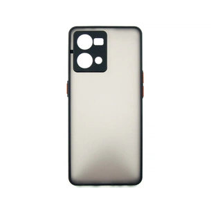 Чохол до мобільного телефона Dengos Matte OPPO Reno 7 (black) (DG-TPU-MATT-111) зображення 1