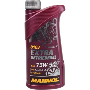 Трансмісійна олива Mannol EXTRA GETRIEBEOEL 1л 75W-90 (MN8103-1) зображення 1