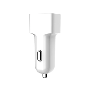 Зарядний пристрій ColorWay 2USB AUTO ID 2.4A (12W) white (CW-CHA009-WT) зображення 1
