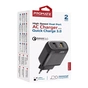 Зарядний пристрій Promate biplug-qc3.eu-bk - зменшене зображення 2