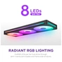 Кулер до корпусу NZXT F360 RGB Core Fan (Single Frame) - Black (RF-U36HF-B1) - зменшене зображення 12