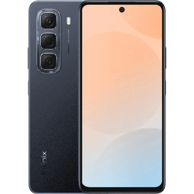 Мобільний телефон Infinix Hot 50 Pro 8/256Gb Sleek Black (4894947045387) - зображення 1