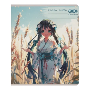 Зошит ZiBi предметний ANIME 48 аркушів лінія, українська мова (ZB.1704-14) зображення 1