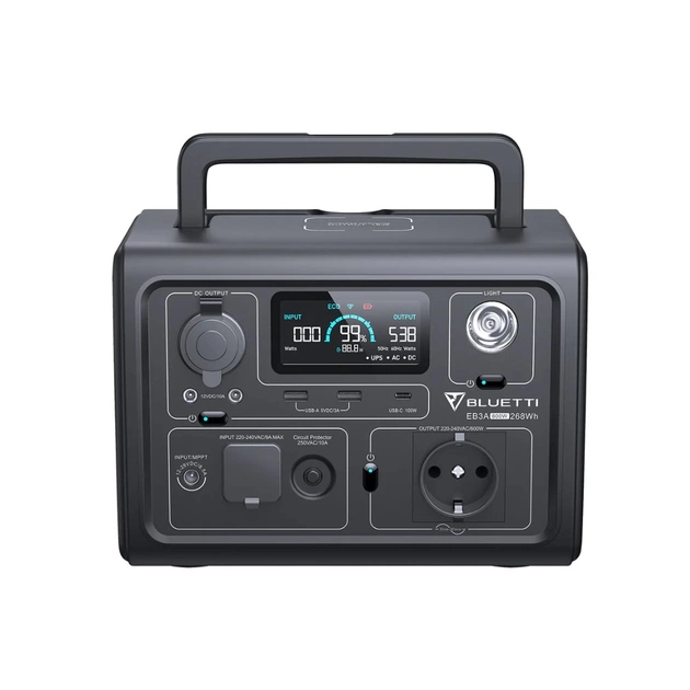 Зарядна станція BLUETTI EB3A 600W (EB3A) - зображення 3