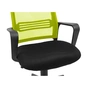 Офісне крісло Richman Джина Пластик Піастра Сітка чорна + зелена (ADD0003094) - зменшене зображення 4