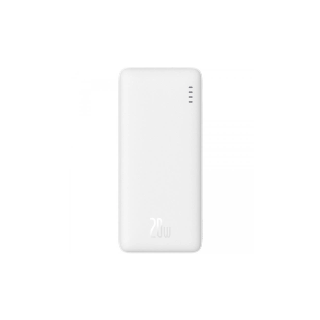 Батарея універсальна Baseus 10000mAh Airpow 20W, PD, QC, White (PPQD090002) - зображення 1