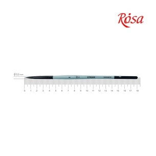 Пензлик для малювання Rosa Синтетика кругла, STREAM 132, № 2 (4823098517221) зображення 1