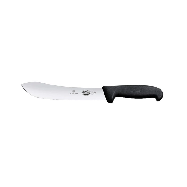 Кухонний ніж Victorinox Fibrox Butcher 20 см Black (5.7403.20) - зображення 1